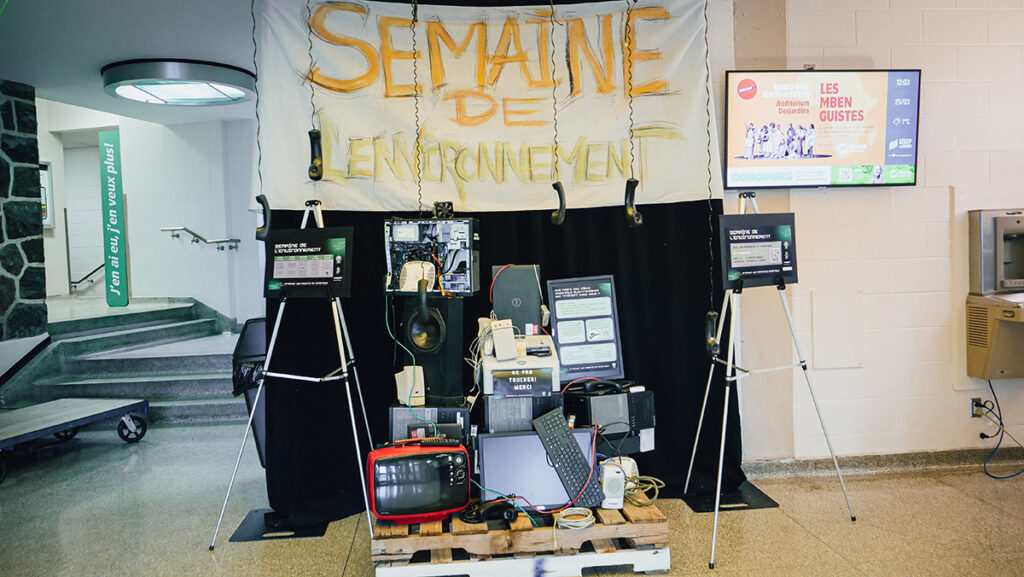 Structure d'objets électroniques en fin de vie