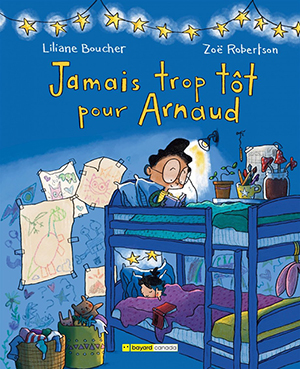 Couverture album jeunesse Jamais trop tôt pour Arnaud